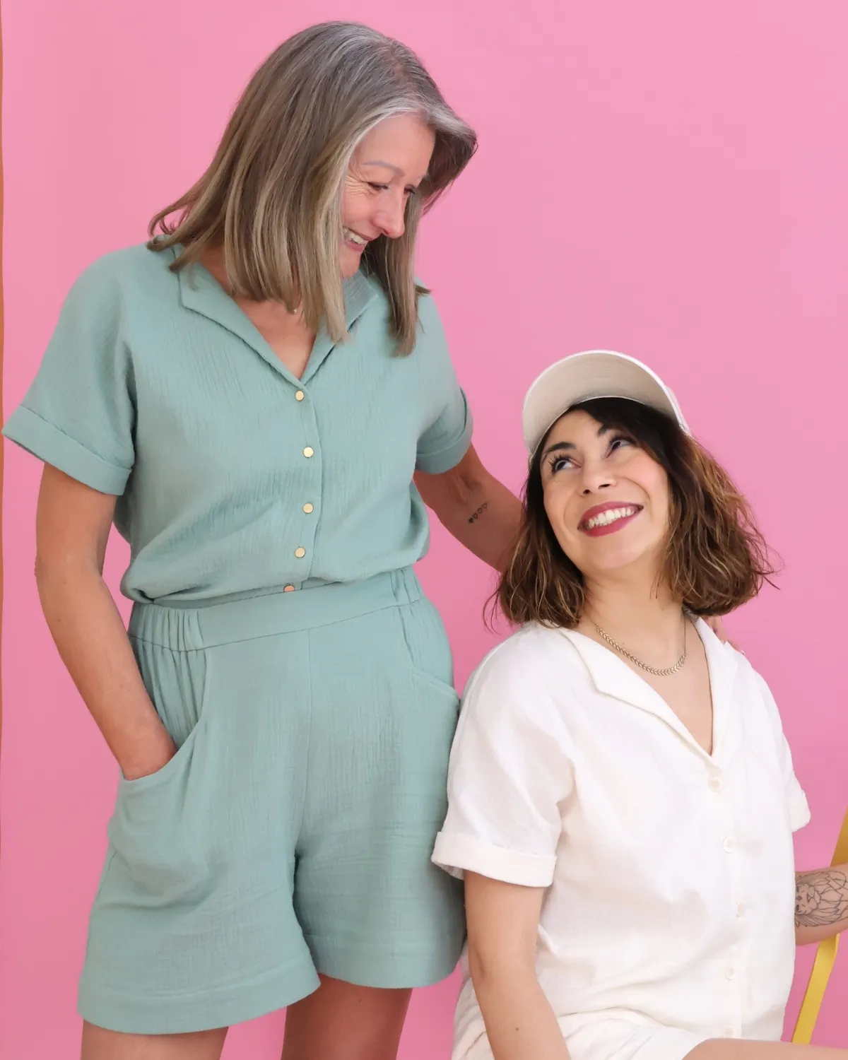 Kit short Palma – double gaze vert