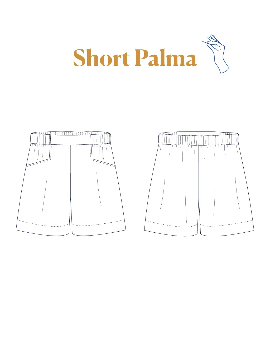 Kit short Palma – double gaze vert